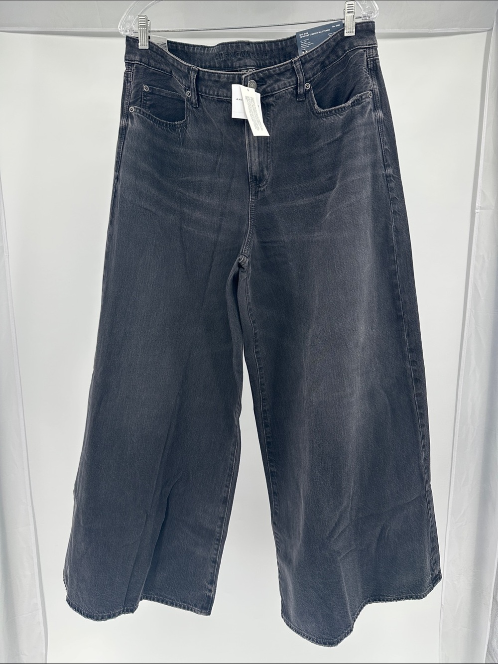 American Eagle Outfitters Men's Black Bootcut Jeans